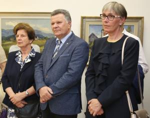 OTVORITEV RAZSTAVE SLIK LOJZETA PERKA 15 FOTO LJUBO VUKELIČ